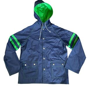 Youngbloods Vintage Reversible Rainwear in 100% Laminated Vinyl kids Large